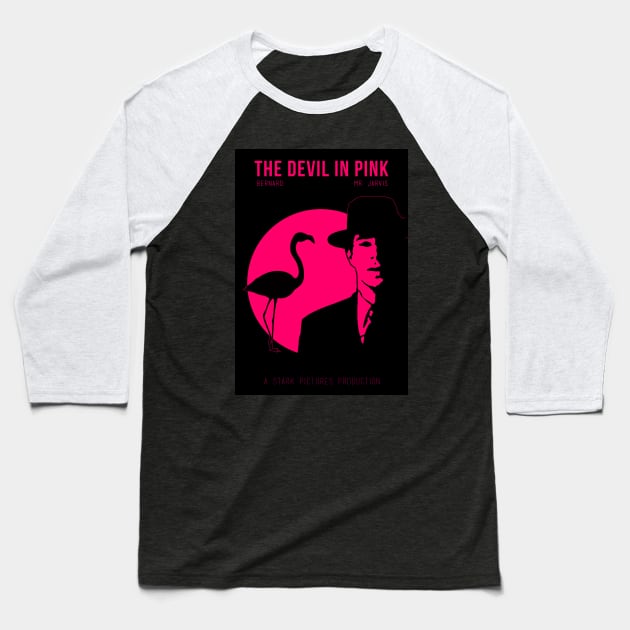 A Stark Pictures Production - The Devil In Pink Baseball T-Shirt by SallySparrow